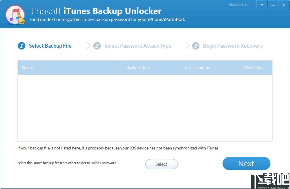Jihosoft iTunes Backup Unlocker下载,解锁工具,解密软件