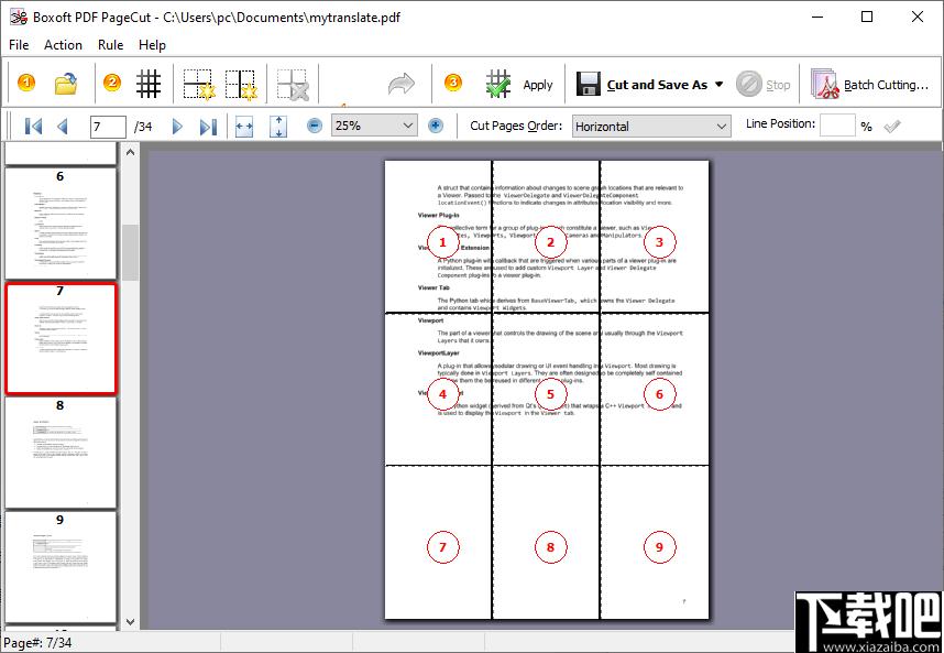 Boxoft PDF PageCut下载,页面剪切,PDF裁剪,PDF工具