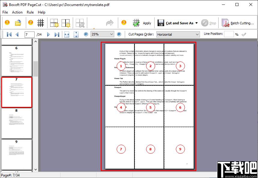 Boxoft PDF PageCut下载,页面剪切,PDF裁剪,PDF工具
